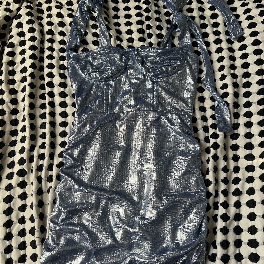 Lioness short metallic dress